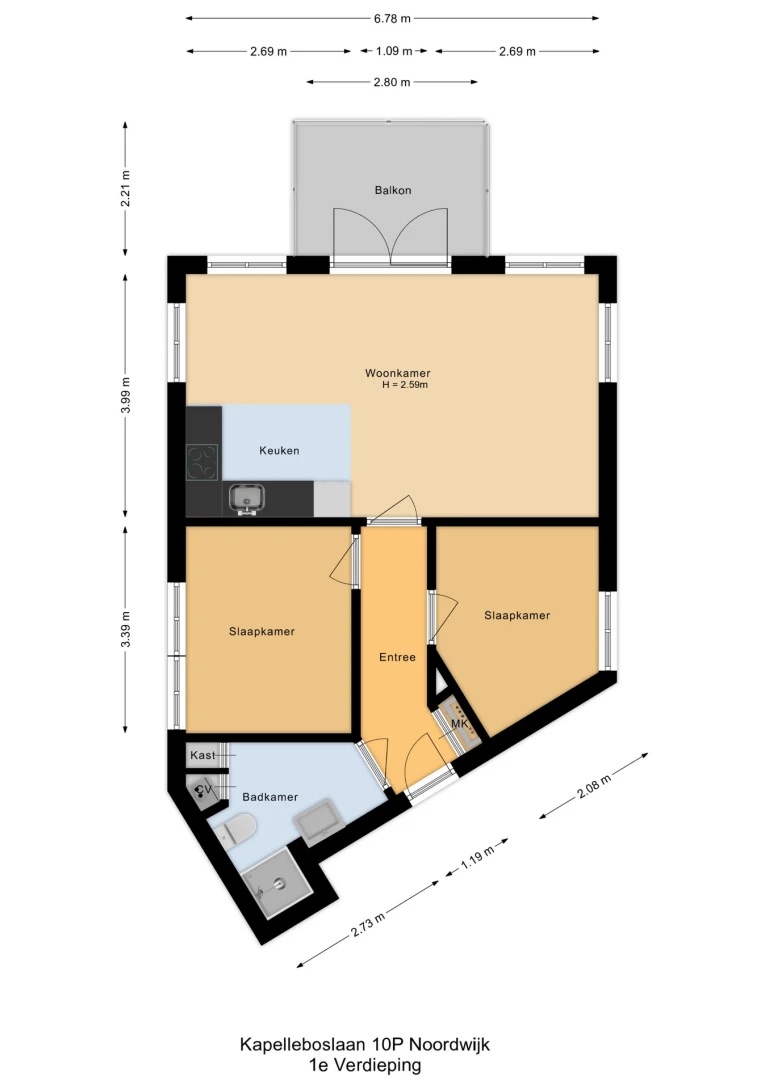 Appartement 10P - Kapellen Boslaan 41-Noordwijkerhout - Afbeelding 20